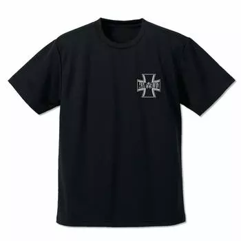 COSPA Футболка для девочек Girls & Panzer Final Chapter Kuromorimine High School Dry, ЧЕРНАЯ, размер L