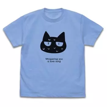 COSPA Футболка с изображением кота с надписью «Шепчущий кот» SAX размера L