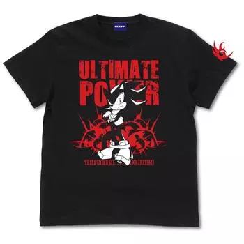 COSPA Футболка Sonic the Hedgehog Shadow the Hedgehog ЧЕРНАЯ размер L