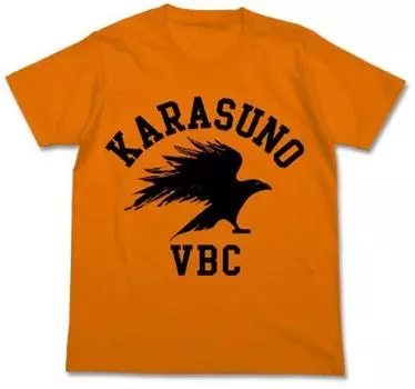COSPA Футболка волейбольного клуба средней школы Haikyu Karasuno размер S ОРАНЖЕВАЯ 2454-0467