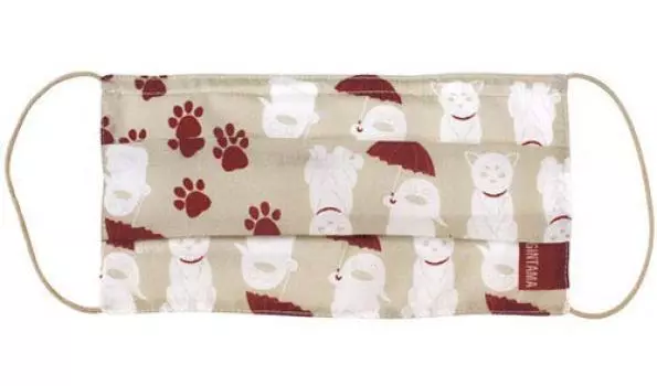 Cospa Gintama THE FINAL Маска с узором Садахару Элизабет Высота 9 x Ширина 18 см примерно.