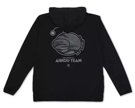 Cospa Girls & Panzer Final Chapter Angler Team Thin Dry Parka BLACK L Size Made of Polyester