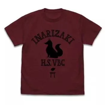 Cospa Haikyu TO THE TOP Inarizaki High School Volleyball Club T-shirt BURGUNDY M size