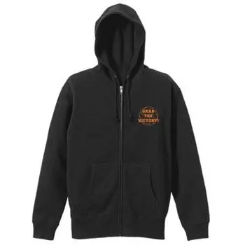Cospa Haikyuu Karasuno High School VS Shiratorizawa Gakuen High School Karasuno High School Volleyball Club Support Zip Parka BLACK M Size