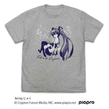 Cospa Hatsune Miku Hatsune Miku T-shirt Jaku Ver. MIX GRAY M size