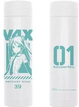 Термобутылка COSPA Hatsune Miku V4X БЕЛАЯ 270 мл белый