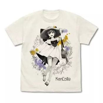 Cospa Kantai Collection -KanColle- Yukikaze T-shirt Summer Lady mode VANILLA WHITE M size