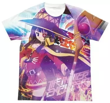 COSPA KonoSuba: God s Blessing on this Wonderful World Megumin Full Graphic T-Shirt M Size White 7866-1148