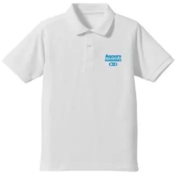 COSPA Love Live Sunshine Aqours Polo Shirt M Size White 0367-0694