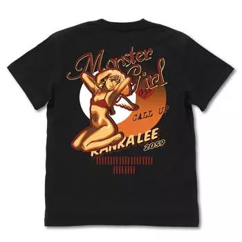 Cospa Macross F Nose Art Ranka BLACK S size T-shirt чёрный