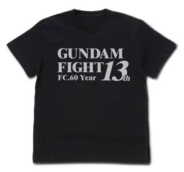 Cospa Mobile Fighter G Gundam 13th Gundam Fight Commemoration T-shirt BLACK M size