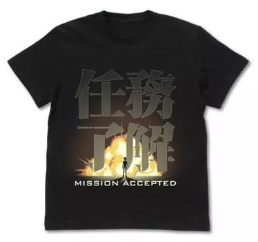 Cospa Mobile Report Gundam W Mission Comprehension ЧЕРНАЯ футболка размера M чёрный