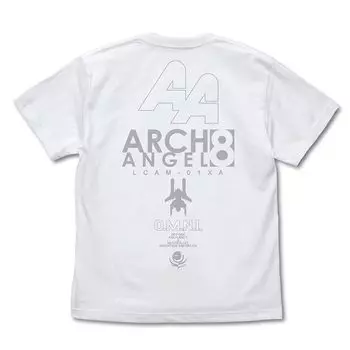 Cospa Mobile Suit Gundam SEED Earth Allied Forces 8th Mobile Fleet Archangel T-shirt WHITE M size