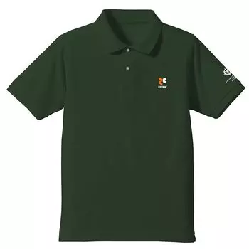 Cospa Mobile Suit Gundam Zeonic Embroidery Polo Shirt BRITISH GREEN M size