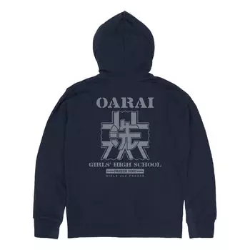 [Cospa] [Official] 2D Girls & Panzer Final Chapter Oarai Girls Academy Zip Parka Ver.2.0 NAVY L size