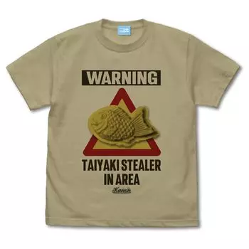 COSPA [Официально] 2D COSPA Kanon Taiyaki футболка с изображением воров, зараженных территорией, цвет ПЕСОЧНЫЙ ХАКИ, размер M