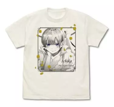 Cospa Quintessential Quintuplets Ichika Nakano T-shirt VANILLA WHITE L size