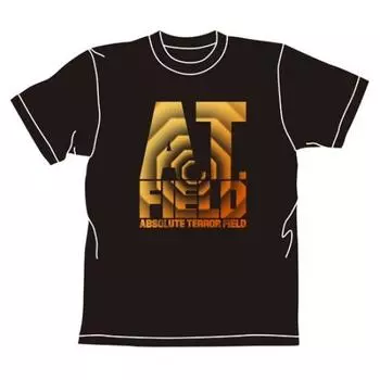 Cospa Rebuild of Evangelion AT Field Logo T-shirt BLACK M size