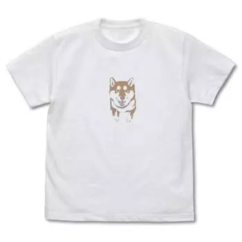 Cospa Shiba Inu and Yu Ishihara at the End of the World Mr. Wall and Haru T-shirt WHITE XL Size