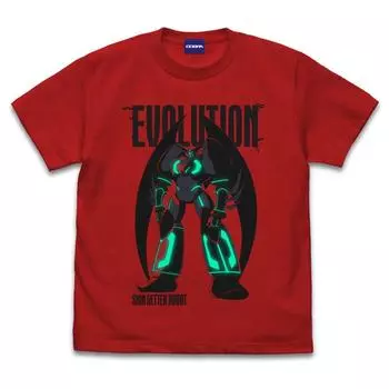 Cospa Shin (Change) Getter Robo Last Day of the World Shin Getter Robo T-shirt RED M size