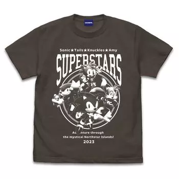 Cospa Sonic the Hedgehog Sonic Superstars CHARCOAL M size [Official] T-shirt