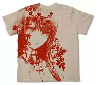 Cospa STEINSGATE Kurisu T-shirt LIGHT BEIGE L size