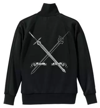 Cospa Sword Art Online Черный Мечник Джерси ЧЕРНЫЙГЛЯНЦЕВЫЙ ЧЕРНЫЙ размер S