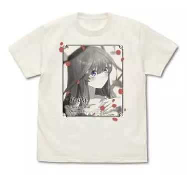 Cospa The Quintessential Quintuplets Satsuki Nakano T-shirt VANILLA WHITE XL size
