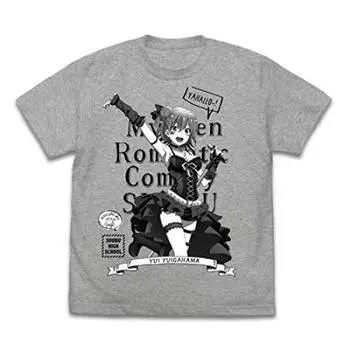 COSPA Ведь моя юношеская романтическая комедия неправильная. Полная футболка Yui MIX GRAY размер S