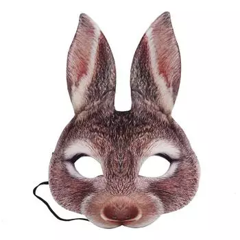 Cosplay Accessory Party Supplies Masquerade Masks Half Face Mask 3d Animal Mask Halloween Masks Rabbit mask C