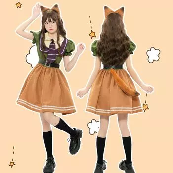 Cosplay Cute Bunny Girl Cosplay Police Christmas No Tie Cosplay 5 Piece Set Halloween Cosplay Cosplay Police Zootopia Cosplay Nick Cosplay Rabbit