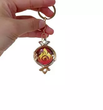 Cosplay Genshin Keychain Fontaine Eye of God Translucent 35 Types Equipment Moe Goods Present [TYRSA] (Wednesday)