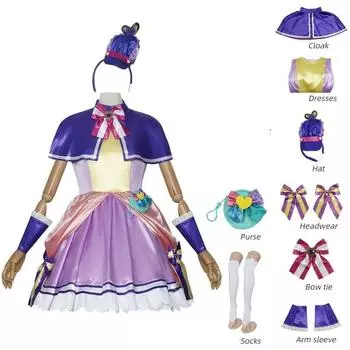 Cosplay Precure Wonderful Costume Halloween Party Stage Clothes Performance Aisaki Emiru,XS