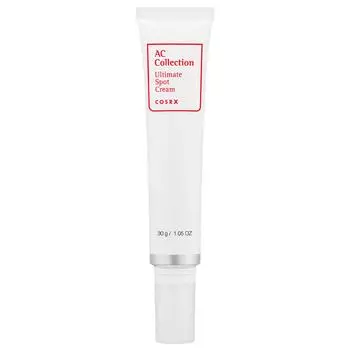 COSRX AC Collection Ultimate Spot Cream 2.0, Кожа, склонная к акне, Успокаивающий, Kbeauty, Корейская косметика, образец