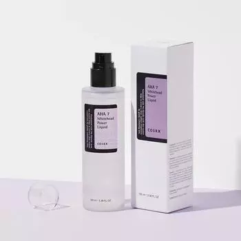 COSRX AHA 7 Whitehead Power Liquid, отшелушивающее средство, против белых и черных точек, корейская косметика, Kbeauty, образец