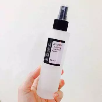 COSRX AHA/BHA Clarifying Treatment Toner, Отшелушивание, Увлажнение, Контроль пор, Корейская косметика, Kbeauty, образец