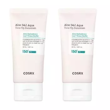COSRX Aloe 54.2 Aqua Tone-up Солнцезащитный крем SPF50+ PA++++ (50 мл 2)