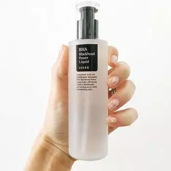 COSRX BHA Blackhead Power Liquid, Отшелушивающее средство, Контроль жирности, Очистка забитых пор, Корейская косметика, Kbeauty, образец