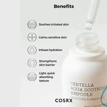 COSRX Centella Aqua Soothing Ampoule 40ml AUTHENTIC STORE