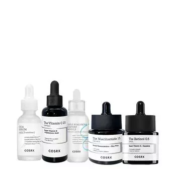 COSRX Full fit Легкая ампула с прополисом/Сыворотка 20 мл/Ретиноловое масло 0,5 20 мл/Витамин С 23/Увлажнение 40 мл/Подходящая сыворотка Cica 30 мл