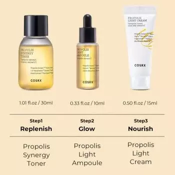 COSRX Honey Glow Kit 3steps AUTHENTIC STORE