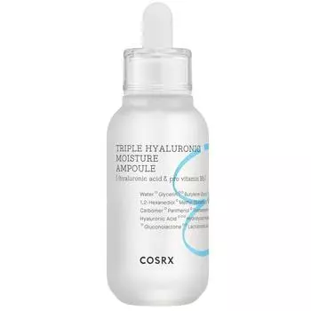 COSRX Hydrium Triple Hyaluronic Moisture Ampoule, Увлажняющий, Увлажняющий, Корейская косметика, Kbeauty, образец