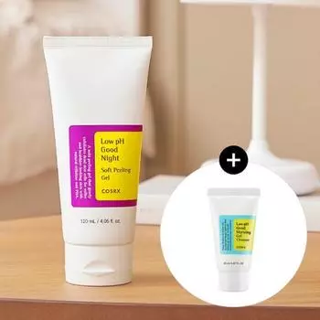 COSRX Mildly Adic Good Night Soft Peeling Gel 120 мл (Очищающий гель 20 мл в подарок)