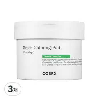 COSRX One Step Green Calming Pad 140 мл, 70 листов, 3 шт.
