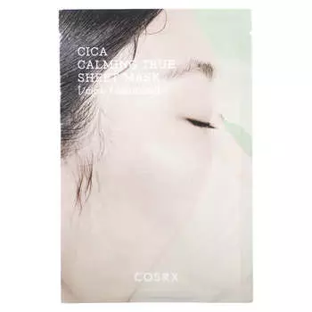CosRx, Pure Fit, Cica Calming True Beauty Sheet Mask, 1 sheet, 21 ml (0.71 fl oz)
