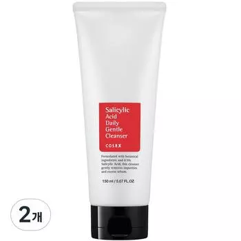 COSRX Salicylic Acid Daily Gentle Cleanser, 150ml, 2 units