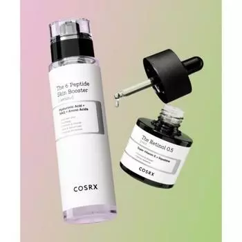 COSRX Set The 6 Peptide Skin Booster Serum 150 мл + Retinol 0,5 Масло 20 мл