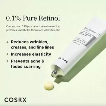 COSRX The Retinol 0.3 Cream – высокоэффективный ночной крем против старения (20мл) 1 EA