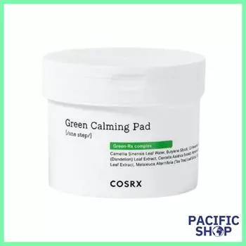 [COSRX] Успокаивающие подушечки One Step Green Hero, 70 штук
