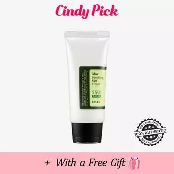 COSRX Успокаивающий солнцезащитный крем с алоэ 50 мл SPF50+ PA+++ (3 варианта)